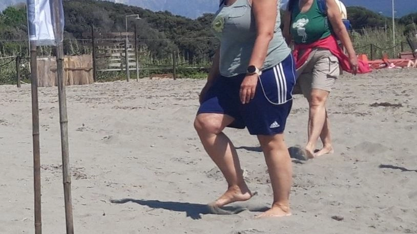 Il cartello di sequestro della spiaggia Il cartello di sequestro della spiaggia