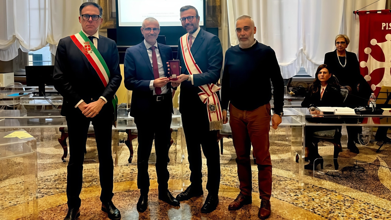 Da sinistra: Michele Conti,. Luca Morelli, Antonio Mazzeo e Diego Petrucci Da sinistra: Michele Conti,. Luca Morelli, Antonio Mazzeo e Diego Petrucci
