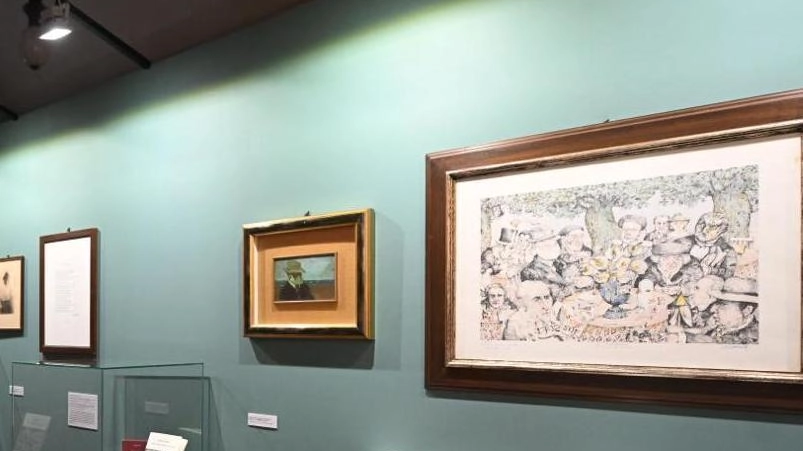 Allestita nella sala Tobino Allestita nella sala Tobino