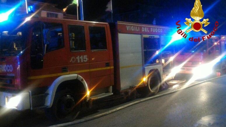 incendio scantinato adibito garage