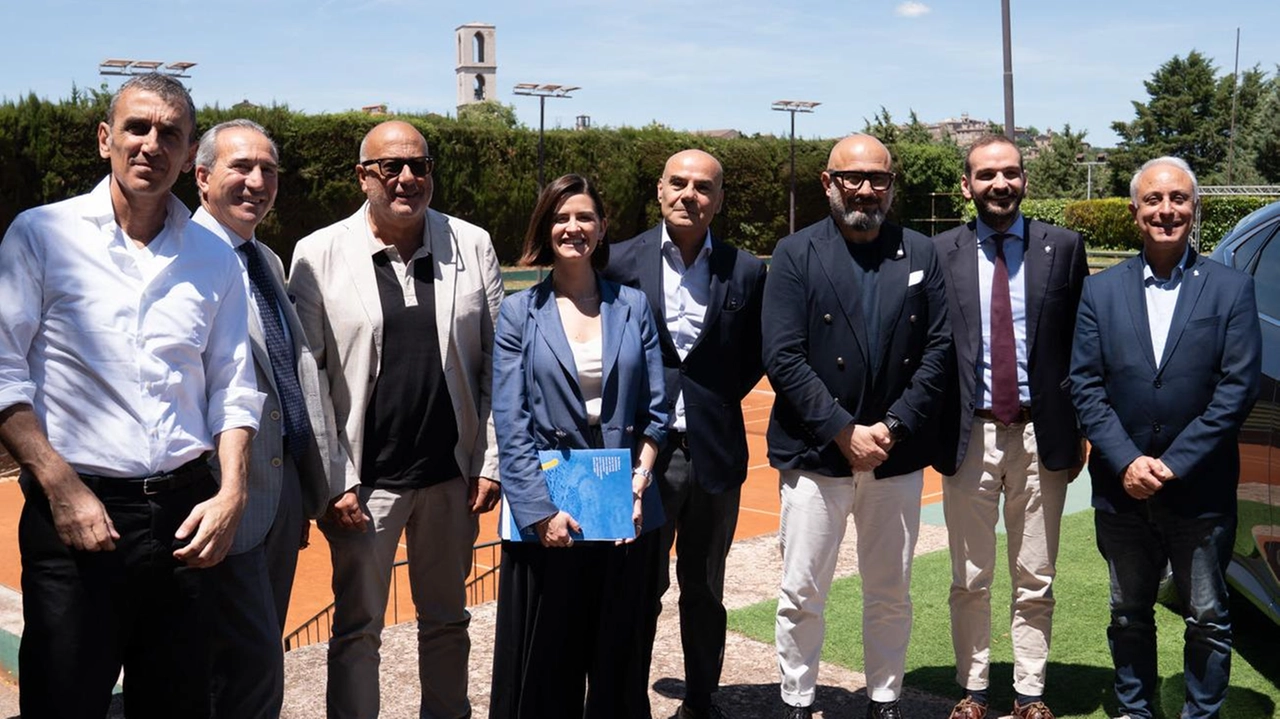 Presentati gli Internazionali al Tennis club Perugia Presentati gli Internazionali al Tennis club Perugia