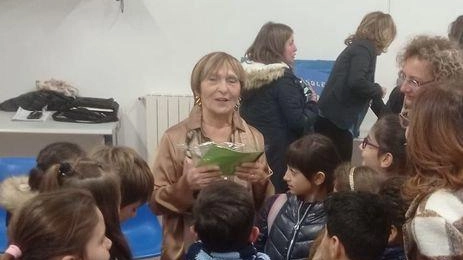 Sonia Boni durante l’incontro con gli studenti Sonia Boni durante l’incontro con gli studenti