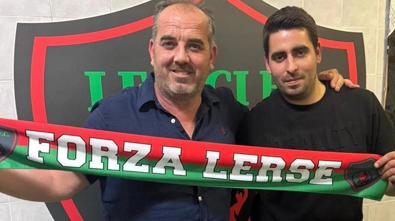 Da sinistra Manuel Pinotti e il presidente del Lerici Jacopo Carro Da sinistra Manuel Pinotti e il presidente del Lerici Jacopo Carro