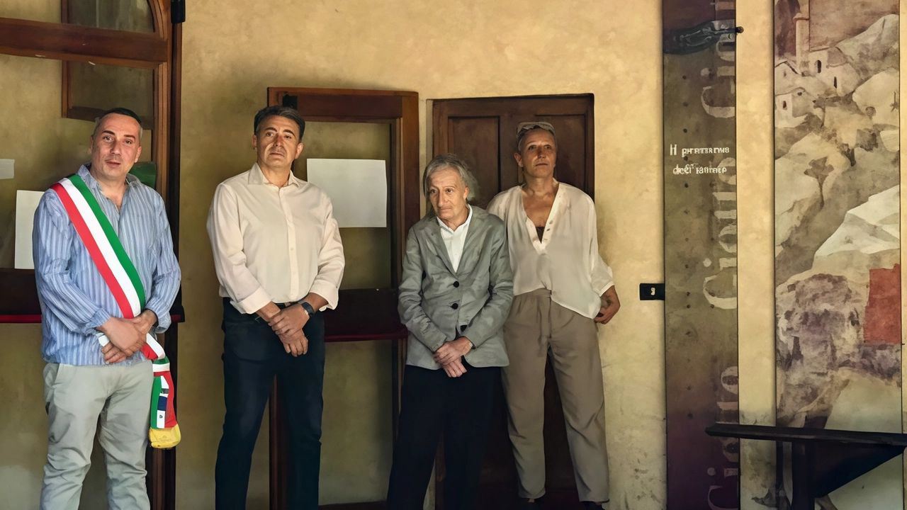 L’inaugurazione della mostra dedicata a Malesci L’inaugurazione della mostra dedicata a Malesci