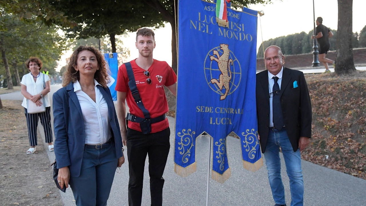 Augusto Romei con la presidente Ilaria Del Bianco alla Santa Croce del 2021 Augusto Romei con la presidente Ilaria Del Bianco alla Santa Croce del 2021