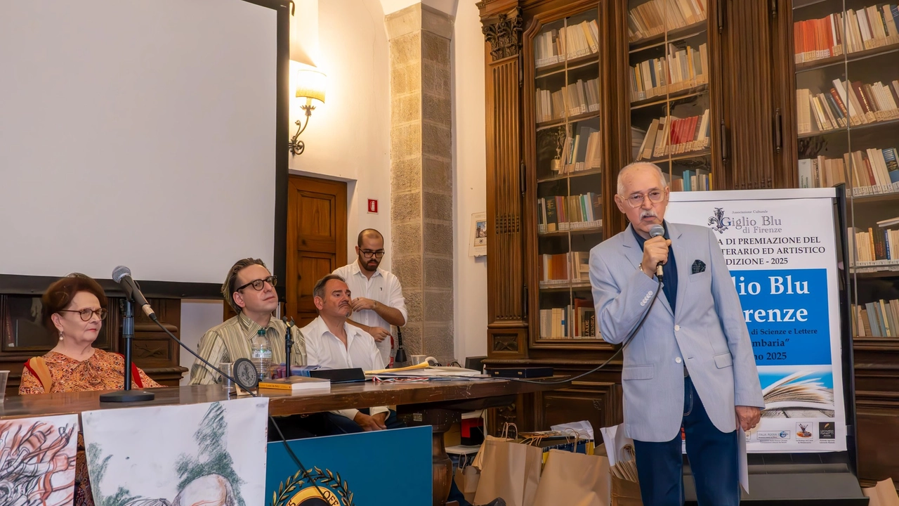 Il momento della cerimonia di conferimento dei premi
