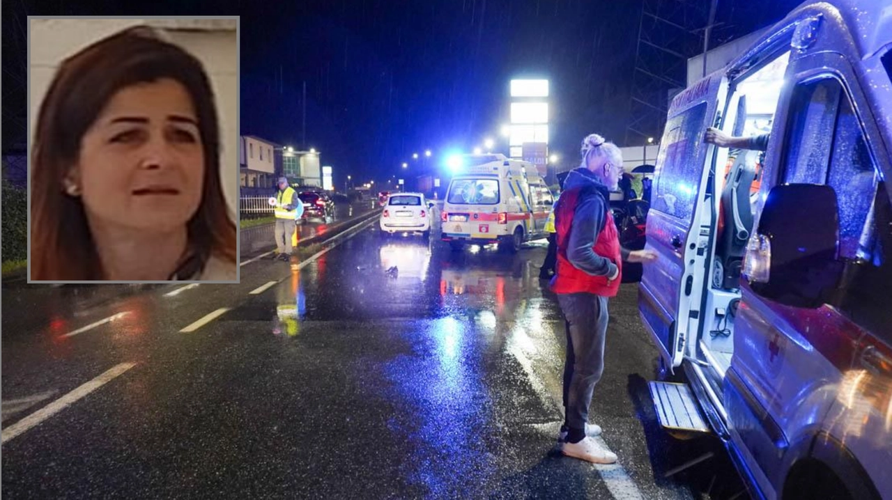 Il punto dove è avvenuto l'incidente mortale martedì sera (foto Borghesi) e, nel riquadro, la dottoressa Annalisa Bani Il punto dove è avvenuto l'incidente mortale martedì sera (foto Borghesi) e, nel riquadro, la dottoressa Annalisa Bani