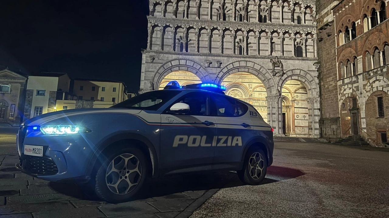 La polizia a Lucca La polizia a Lucca