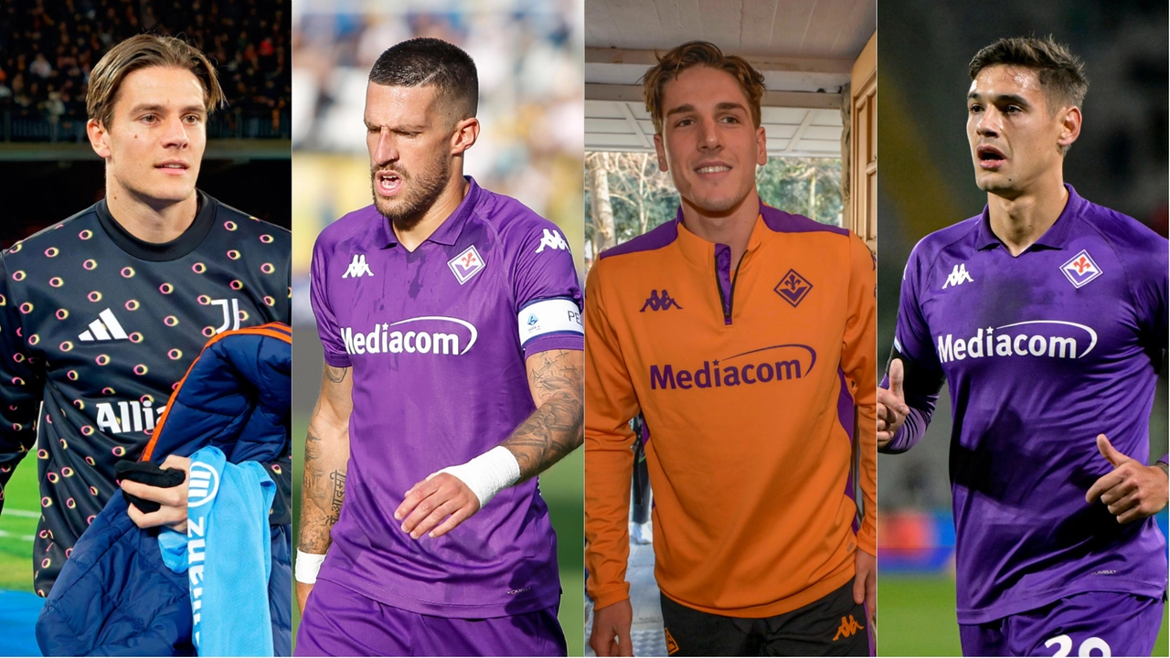 Da sinistra: Fagioli, Biraghi, Zaniolo e Quarta