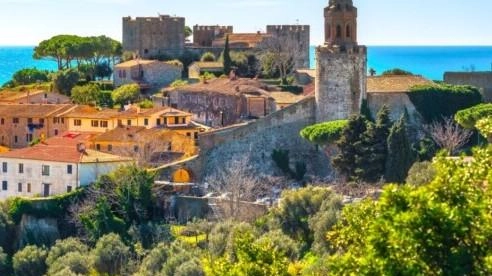 Una panoramica di Castiglione