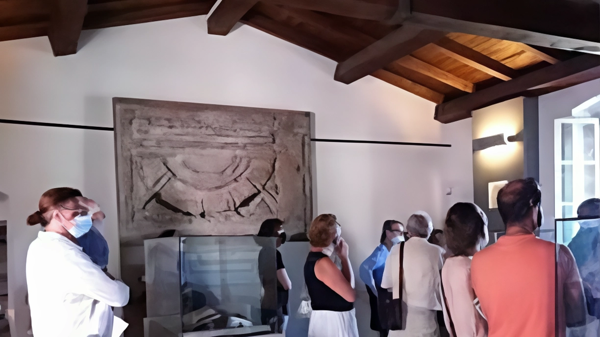 Il museo in una foto d’archivio Il museo in una foto d’archivio
