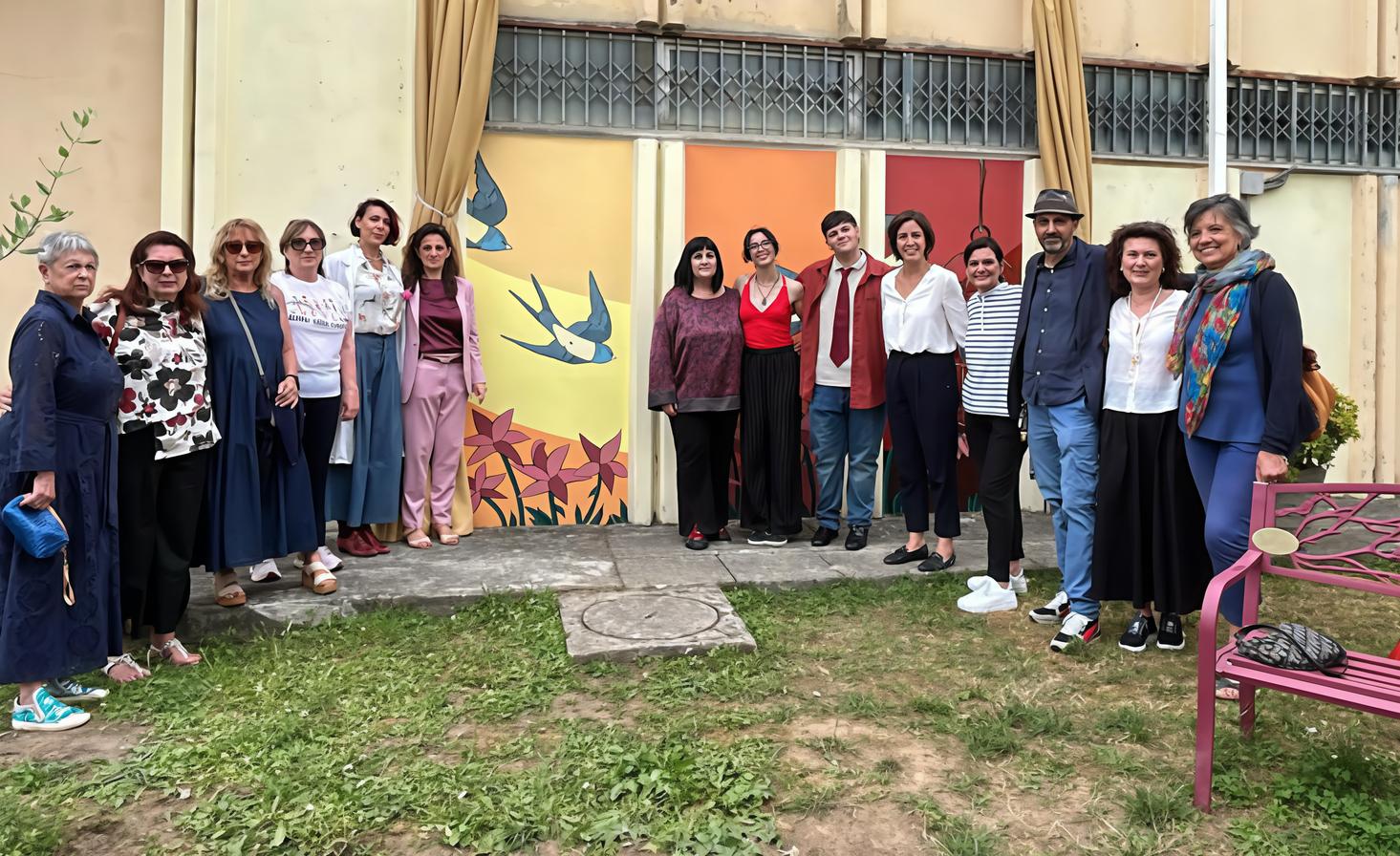 Rondini di libertà a Campo di Marte. Svelato il Murale della memoria in ricordo di Vania Vannucchi Rondini di libertà a Campo di Marte. Svelato il Murale della memoria in ricordo di Vania Vannucchi