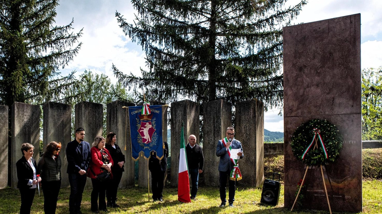 Montone, la stele commemorativa del partigiano Aldo Bologni imbrattata con tempera bianca. Il sindaco: "Atto di inaudita gravità. Sdegno e amarezza".
