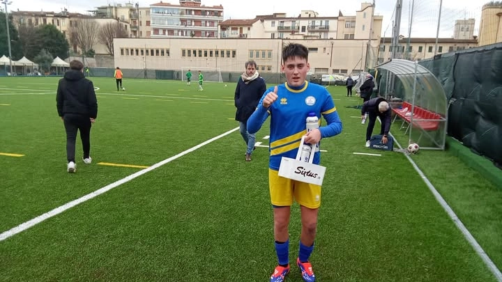 Alessandro Bugli, giovanissimo attaccante della Sales Alessandro Bugli, giovanissimo attaccante della Sales