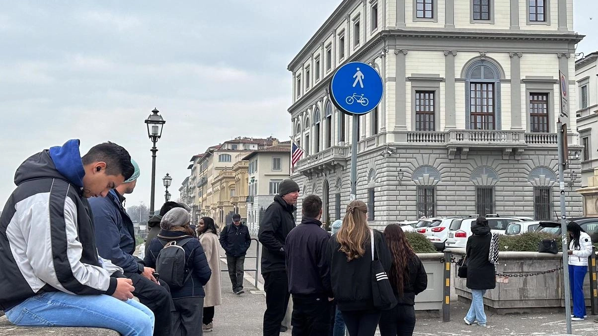 La storica sede di lungarno Vespucci che da anni ospita il consolato Usa