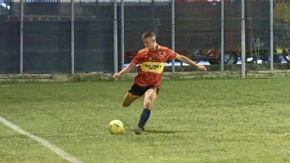 Un calciatore del Dagomari in azione Un calciatore del Dagomari in azione