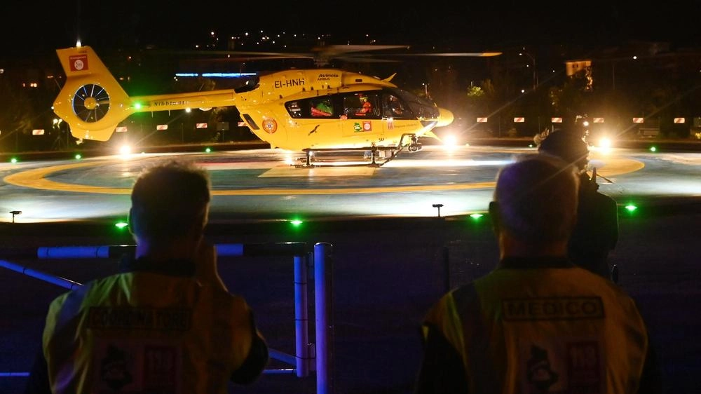 Pochi giorni fa, il primo volo notturno del “Nibbio“, il mezzo per l’elisoccorso in Umbria