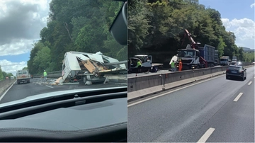 Un’altra giornata di caos in FiPiLi: camper distrutto, strada chiusa per ore