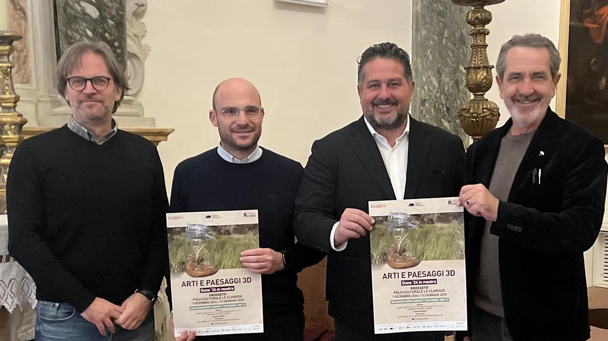 Mostra "Arti e paesaggi 3D" a Grosseto: esposizione delle opere del Campus creativo di 'Arte nella natura' nel Parco della Maremma, con focus sull'interconnessione tra arte e natura. Mostra "Arti e paesaggi 3D" a Grosseto: esposizione delle opere del Campus creativo di 'Arte nella natura' nel Parco della Maremma, con focus sull'interconnessione tra arte e natura.