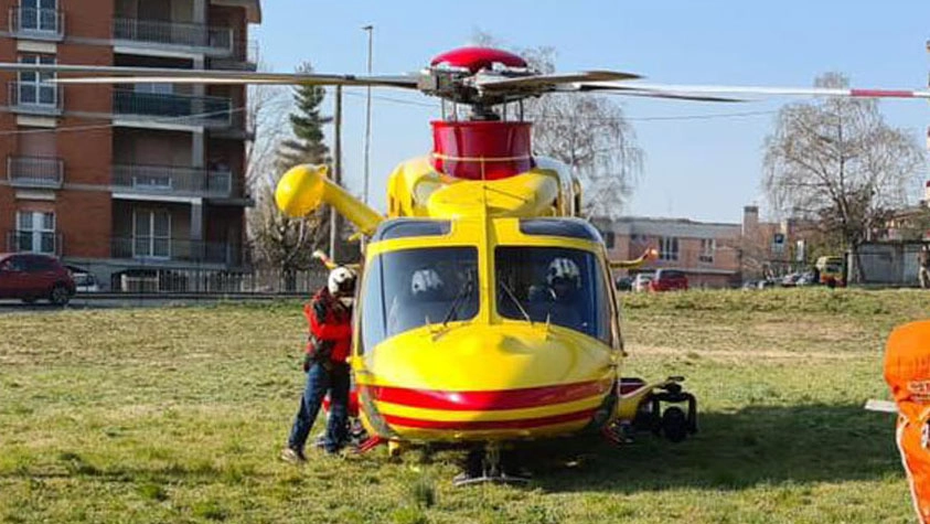 Incidente sul lavoro, 41enne soccorso e trasportato in ospedale con l'elisoccorso Pegaso Incidente sul lavoro, 41enne soccorso e trasportato in ospedale con l'elisoccorso Pegaso