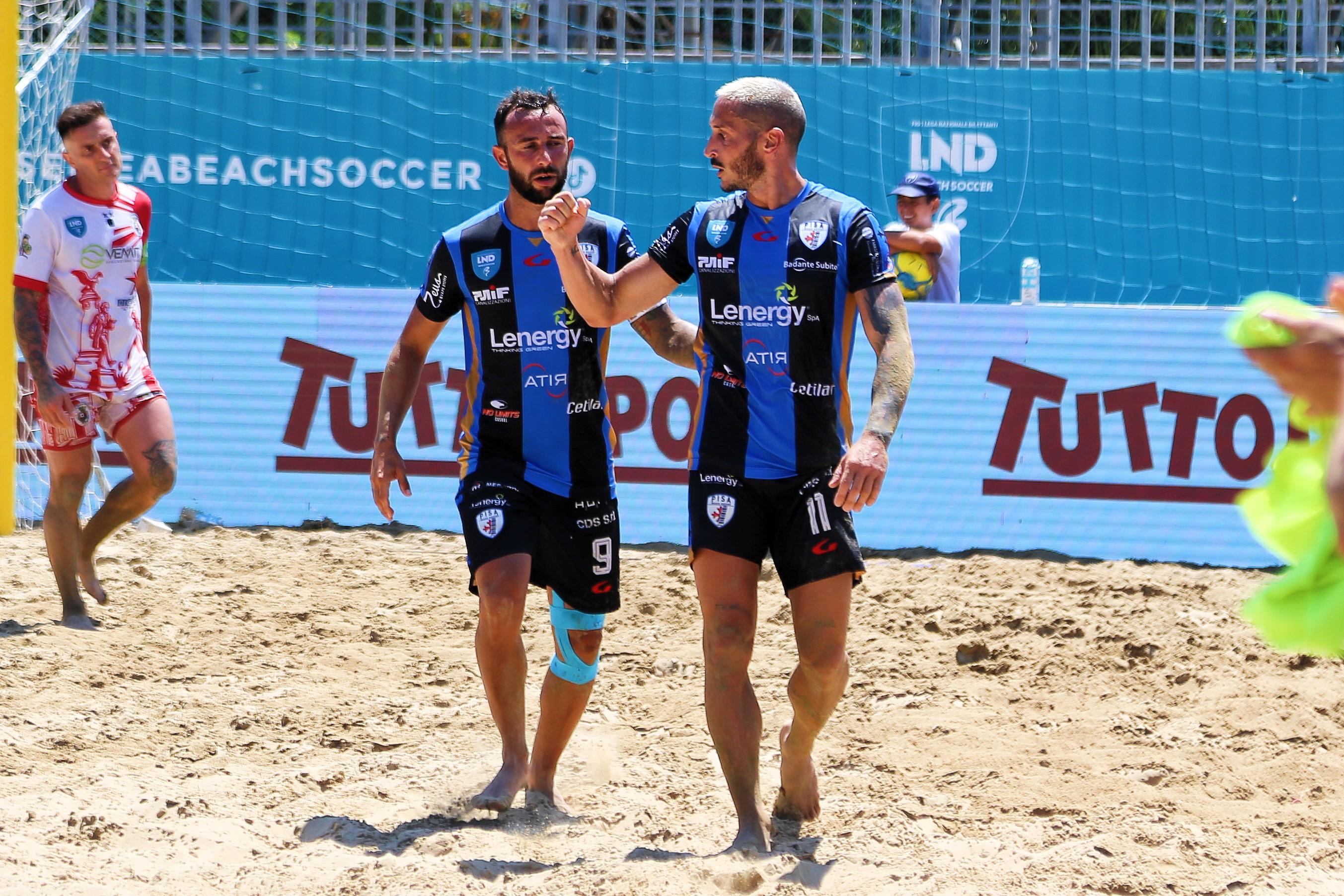 Debutto con il successo in Coppa Italia per il Pisa Beach Soccer Debutto con il successo in Coppa Italia per il Pisa Beach Soccer