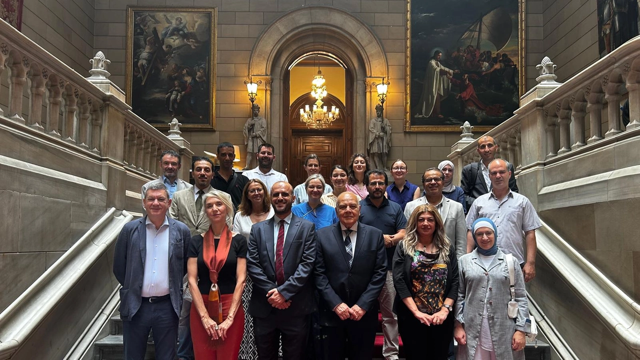 Uno degli incontri del progetto a Barcellona Uno degli incontri del progetto a Barcellona