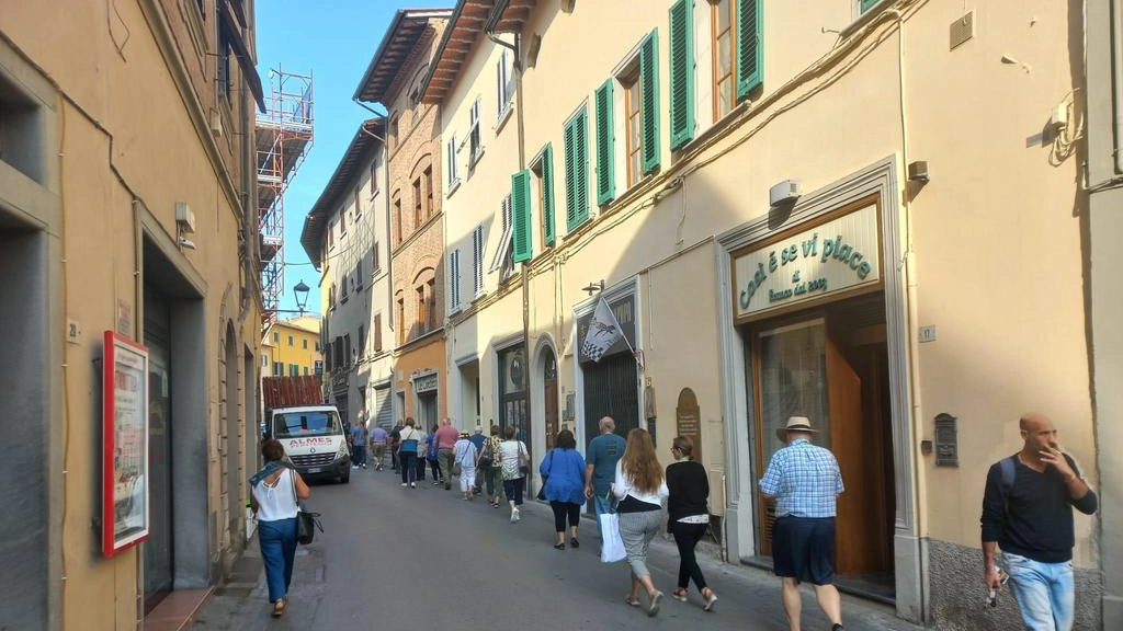 Turisti in centro storico Turisti in centro storico