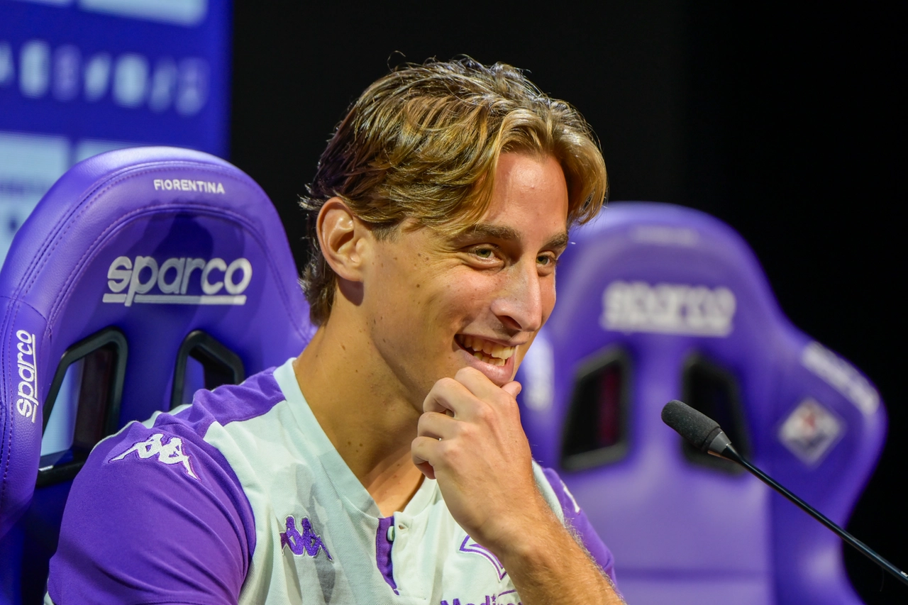 Il sorriso di Edoardo Bove, 22 anni, centrocampista della Fiorentina