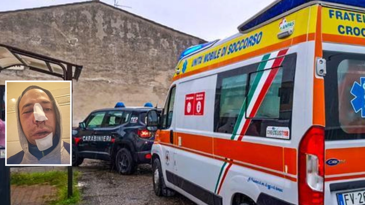 L’aggressione è avvenuta a Panzano; nella foto piccola, la vittima, Simone Porri