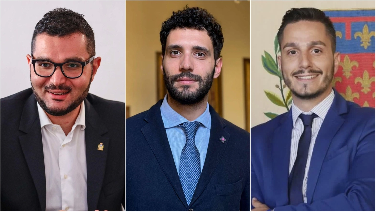 Da sinistra Andrea Poggianti, Tommaso Cocci e Claudio Belgiorno