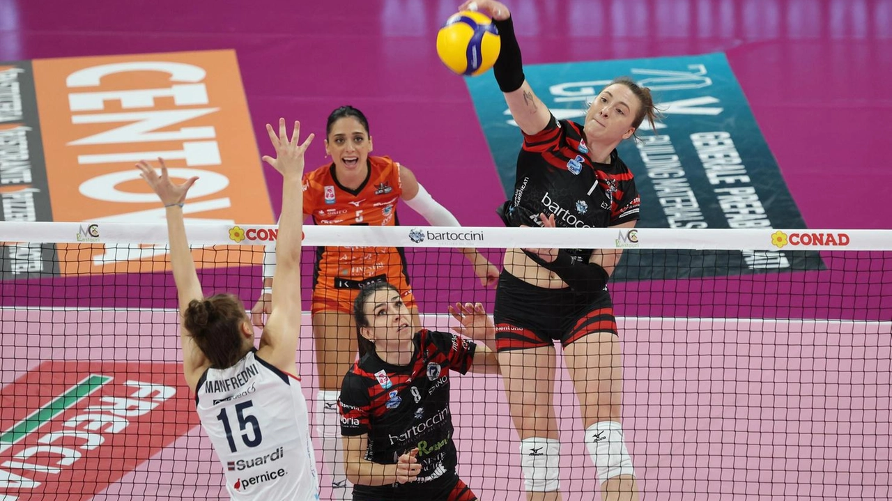 BARTOCCINI 0 VOLLEY BERGAMO 3 (22-25, 23-25, 19-25) : Nemeth 14, Ungureanu 12, Gardini 8, Gryka 4, Cekulaev 4, Ricci 1, Sirressi... BARTOCCINI 0 VOLLEY BERGAMO 3 (22-25, 23-25, 19-25) : Nemeth 14, Ungureanu 12, Gardini 8, Gryka 4, Cekulaev 4, Ricci 1, Sirressi...