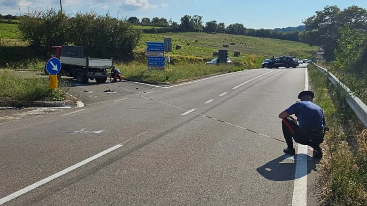 Il luogo dove è avvenuto l'incidente mortale Il luogo dove è avvenuto l'incidente mortale