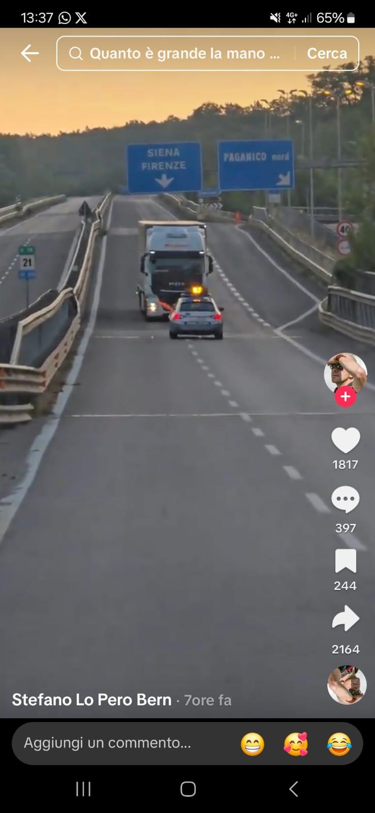 tragedia sfiorata tir contromano per 9 chilometri sulla senese da Lanazione.it tragedia sfiorata tir contromano per 9 chilometri sulla senese