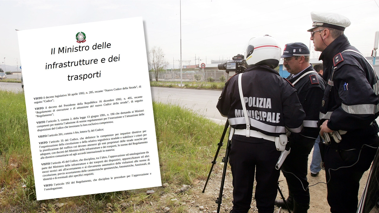 Il decreto autovelox del ministro Matteo Salvini è stato inviato a Bruxelles per la procedura Tris