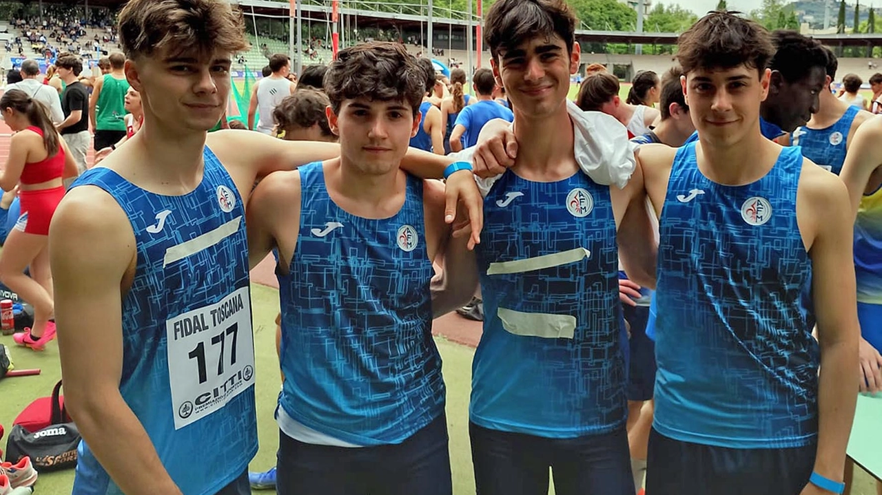 Alga Atletica Arezzo - Gavagni, Fazzi, Bernardini e Guiducci,
