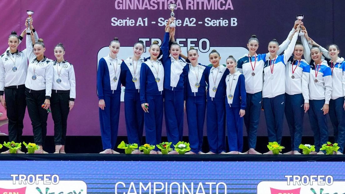 Le ragazze della Motto sono in testa alla classifica di. A1 di ginnastica ritmica