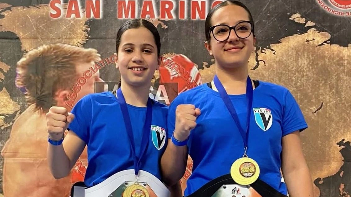Le sorelle Ilaria e Valeria Sergi, 12. e 14 anni, hanno trionfato nella kick boxing ai Campionati Italiani Asi-Coni di San Marino Le sorelle Ilaria e Valeria Sergi, 12. e 14 anni, hanno trionfato nella kick boxing ai Campionati Italiani Asi-Coni di San Marino