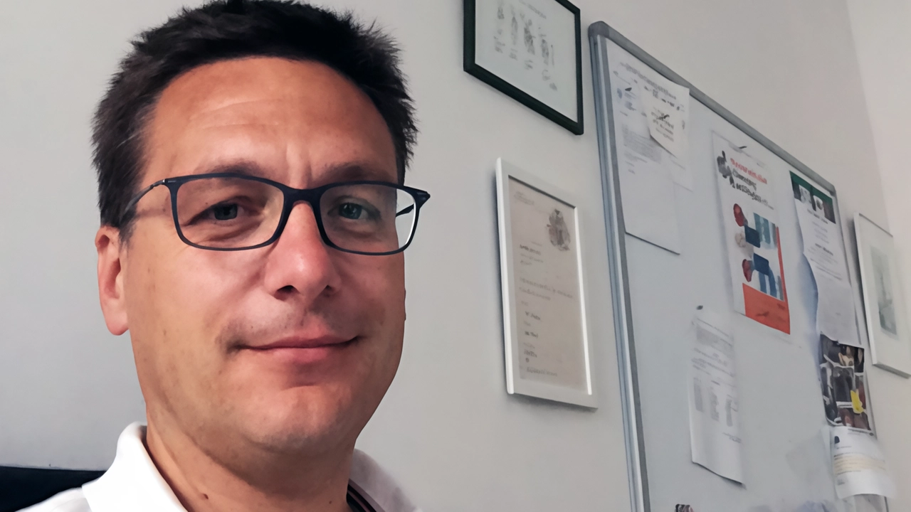 Il professor Andrea Pucci dell’Università di Pisa Il professor Andrea Pucci dell’Università di Pisa