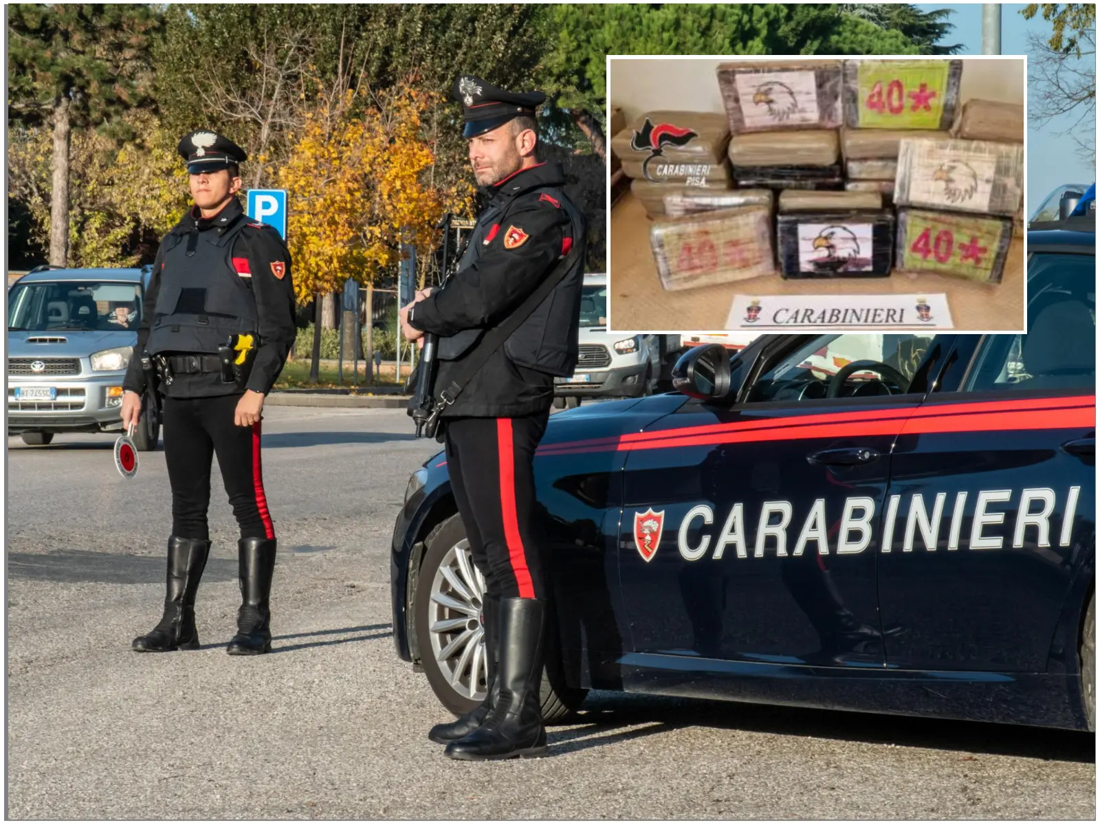 Sull’autocarro con trenta chili di cocaina, arrestato