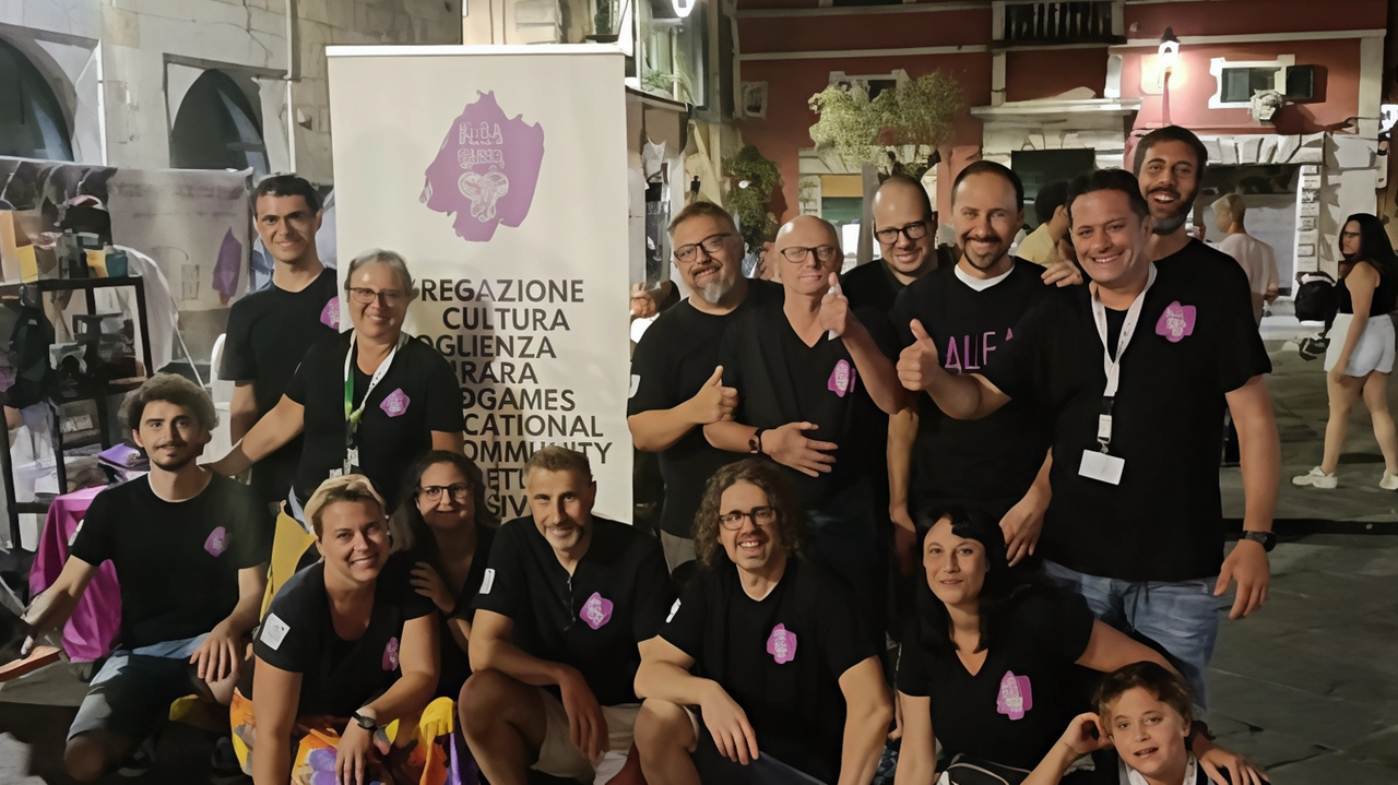 Il gruppo dell’associazione Aleagames Aps che ha contribuito ad animare il centro storico Il gruppo dell’associazione Aleagames Aps che ha contribuito ad animare il centro storico
