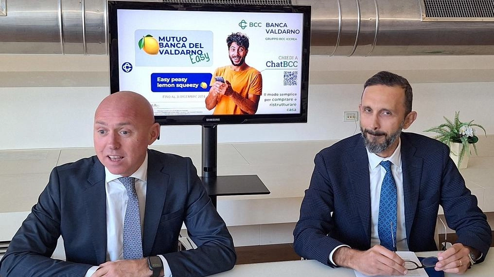 Marco Dell’Oste, vice direttore generale di Banca Valdarno e Marco Milandri, direttore mercato hanno presentato il progetto per soci e clienti Marco Dell’Oste, vice direttore generale di Banca Valdarno e Marco Milandri, direttore mercato hanno presentato il progetto per soci e clienti