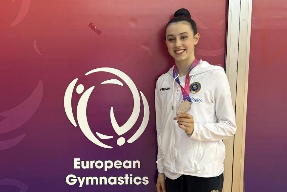Ginevra Bindi da Lanazione.it ginevra bindi argento con la nazionale italiana di ginnastica ritmica alla european cup