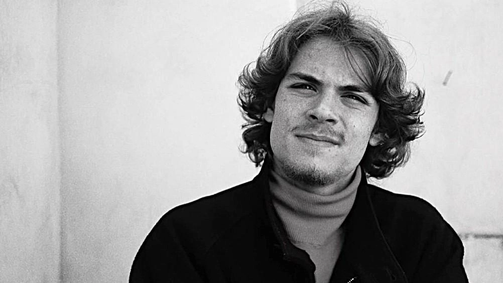 Il regista e attore Michelangelo Bertocchi durante ‘Atanomia di un massacro’