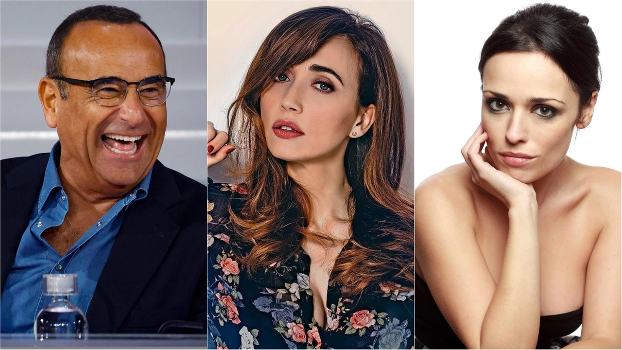 Carlo Conti, Chiara Francini e Gaia Nanni Carlo Conti, Chiara Francini e Gaia Nanni