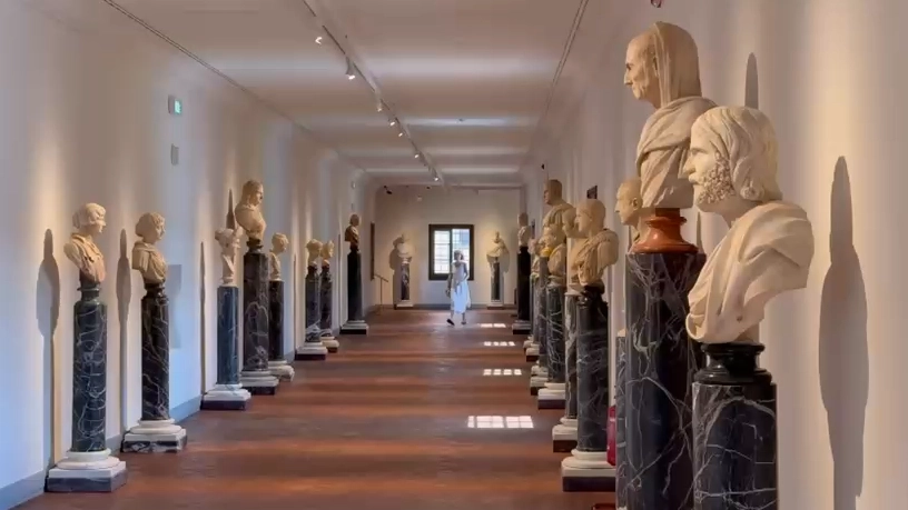 Uffizi, 47 busti romani arricchiscono il Corridoio Vasariano