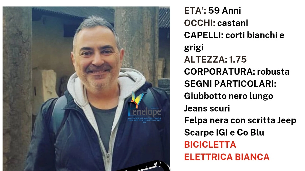 L'immagine divulgata via social dall'associazione Penelope (Foto pagina Facebook)