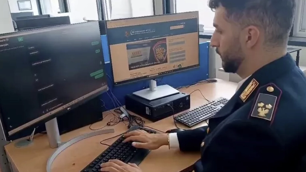 Polizia postale al lavoro (foto Ansa) Polizia postale al lavoro (foto Ansa)