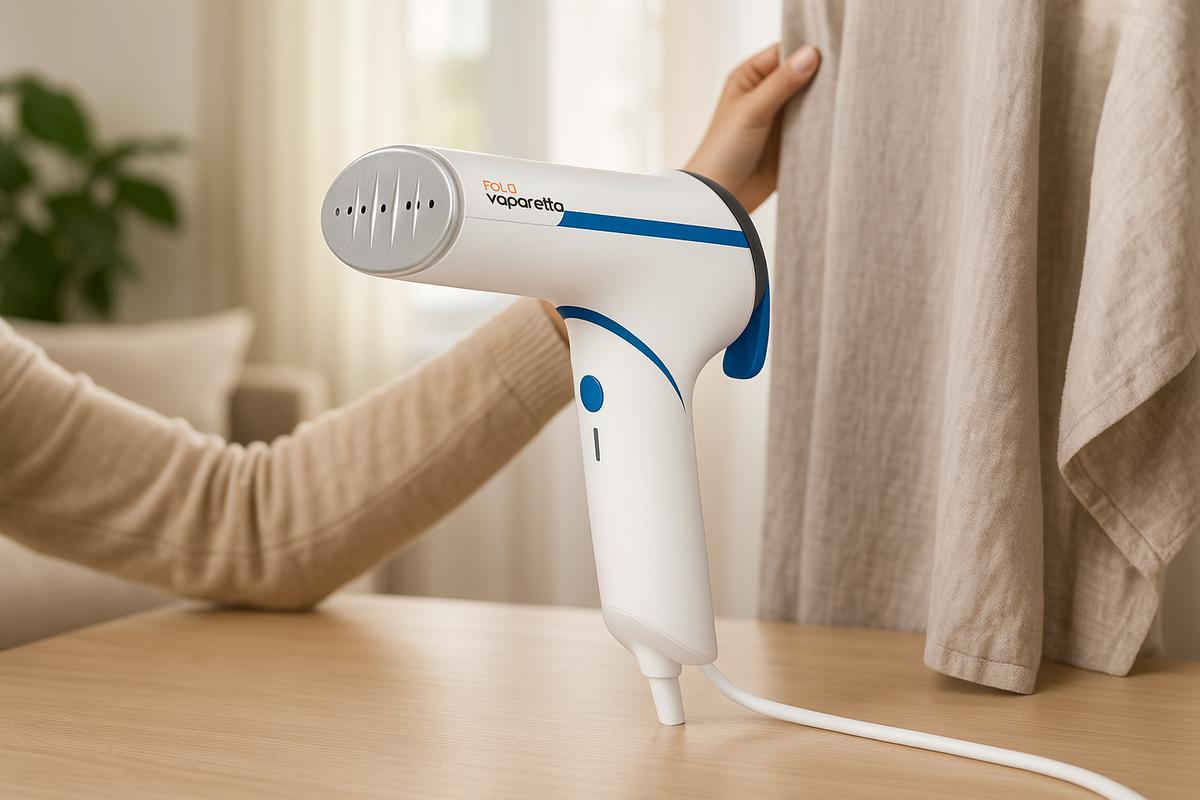 vestiti e tende sempre in ordine con la vaporella verticale polti in offerta su amazon