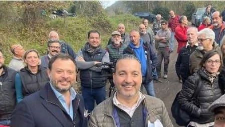 Il consigliere Capecchi all’ultima manifestazione a Tana Termini Il consigliere Capecchi all’ultima manifestazione a Tana Termini