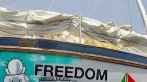 Decine di imbarcazioni sfideranno il blocco israeliano per portare aiuti a Gaza Decine di imbarcazioni sfideranno il blocco israeliano per portare aiuti a Gaza